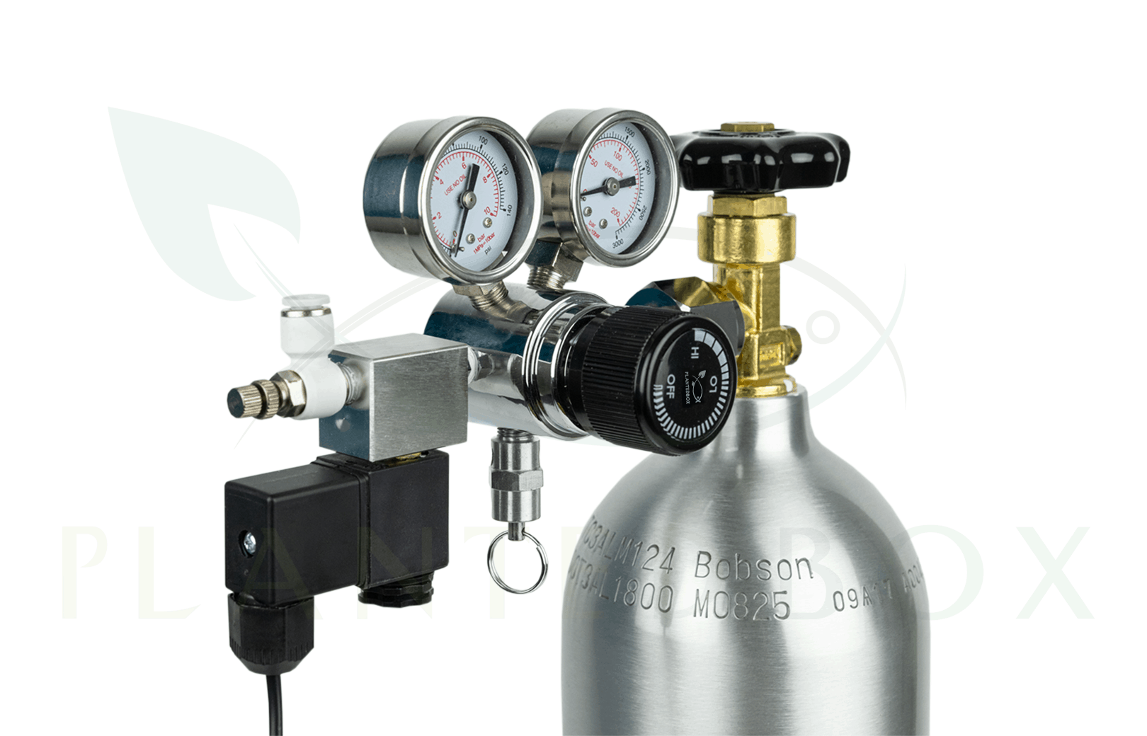 Générateur De CO2 Pour Aquarium 5,5 L - Kit En Acier Inoxydable Avec électrovanne Et Réacteur